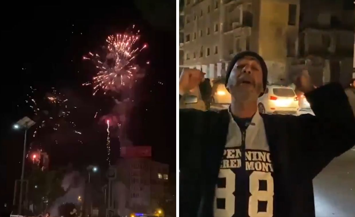 Syria celebrates. Assad's troops did not resist.