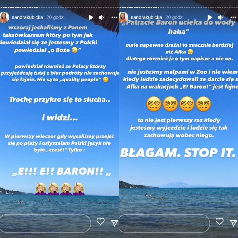 Sandra Kubicka narzeka na Polaków za granicą