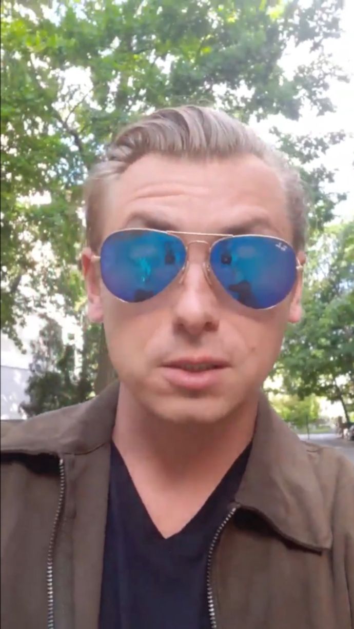 Christian Paul, fan Agaty Dudy z TVP, dopiero założył konta w mediach społecznościowych