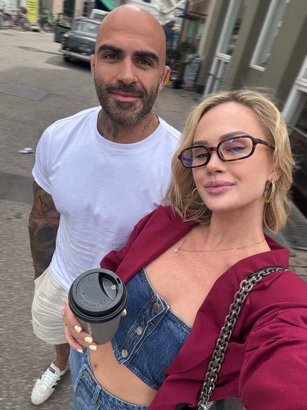 Akop Szostak z narzeczoną