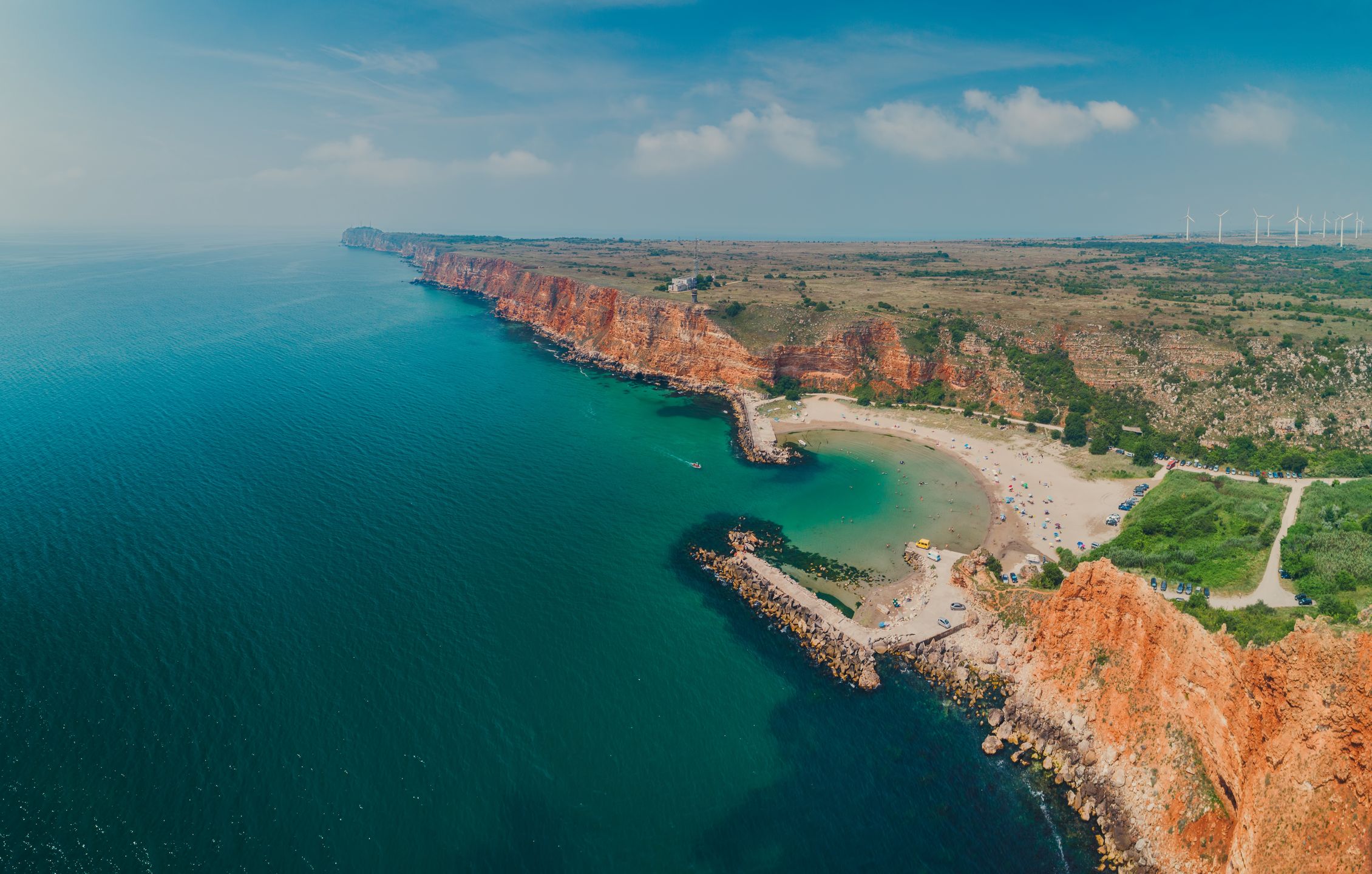 Przylądek Kaliakra z plażą Bolata 