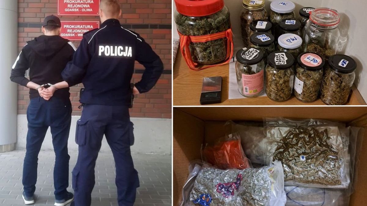 Zatrzymany podejrzany i zabezpieczone narkotyki 