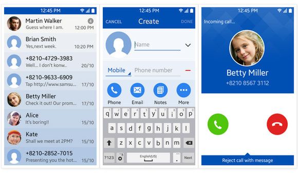 Tizen OS 2.3 na zrzutach ekranu i wideo 35