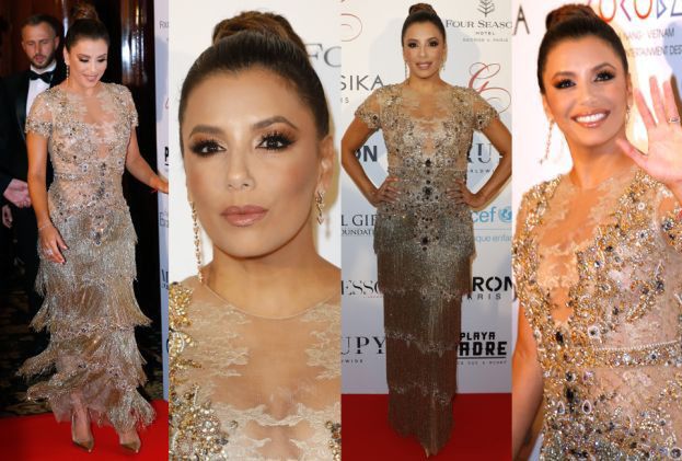 Eva Longoria pomaga dzieciom w sukni za 60 tysięcy