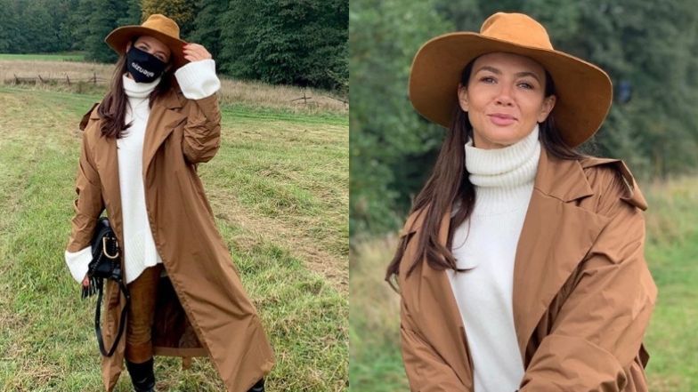 Kinga Rusin zachwyca się konną gonitwą