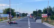 Ostrołęka: Motocyklista ciężko ranny po uderzeniu w citroena. Poważny wypadek na drodze krajowej nr 61
