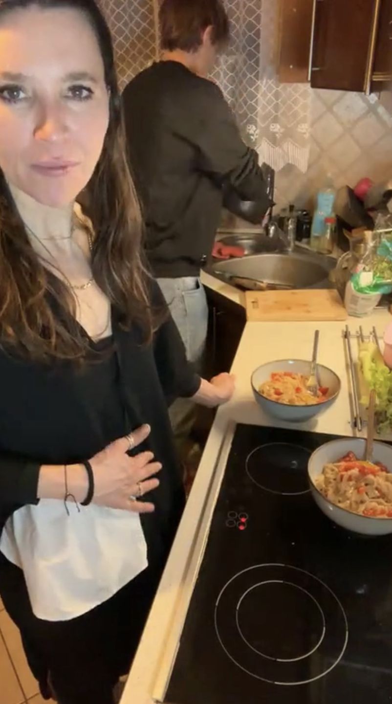 Wspólne gotowanie Katarzyny Zillmann i Janji Lesar