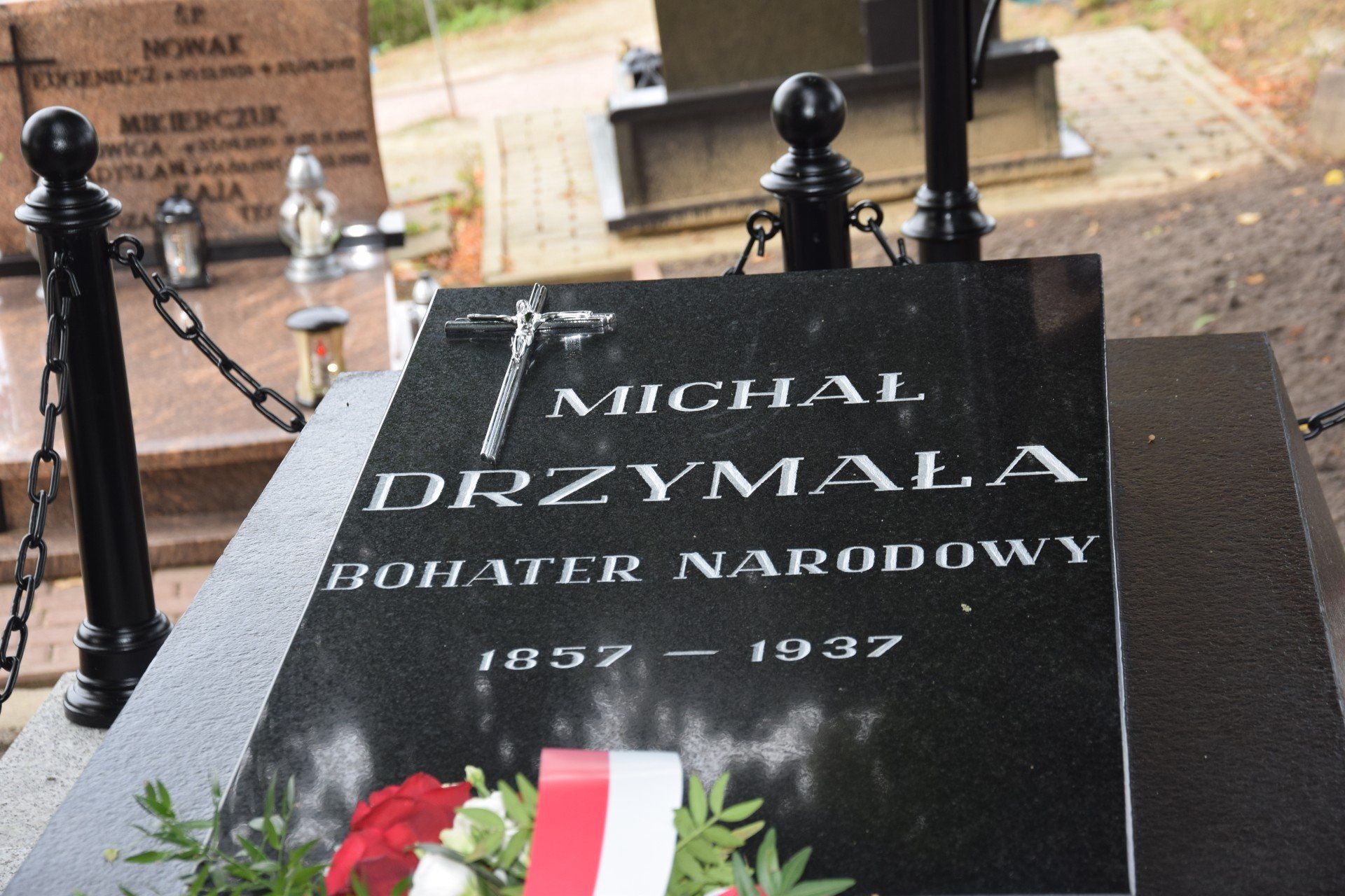 Tak wygląda grób Michała Drzymały po renowacji