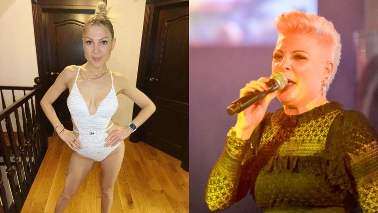 Odmieniona Magdalena Narożna kusi ciałem w kostiumach kąpielowych