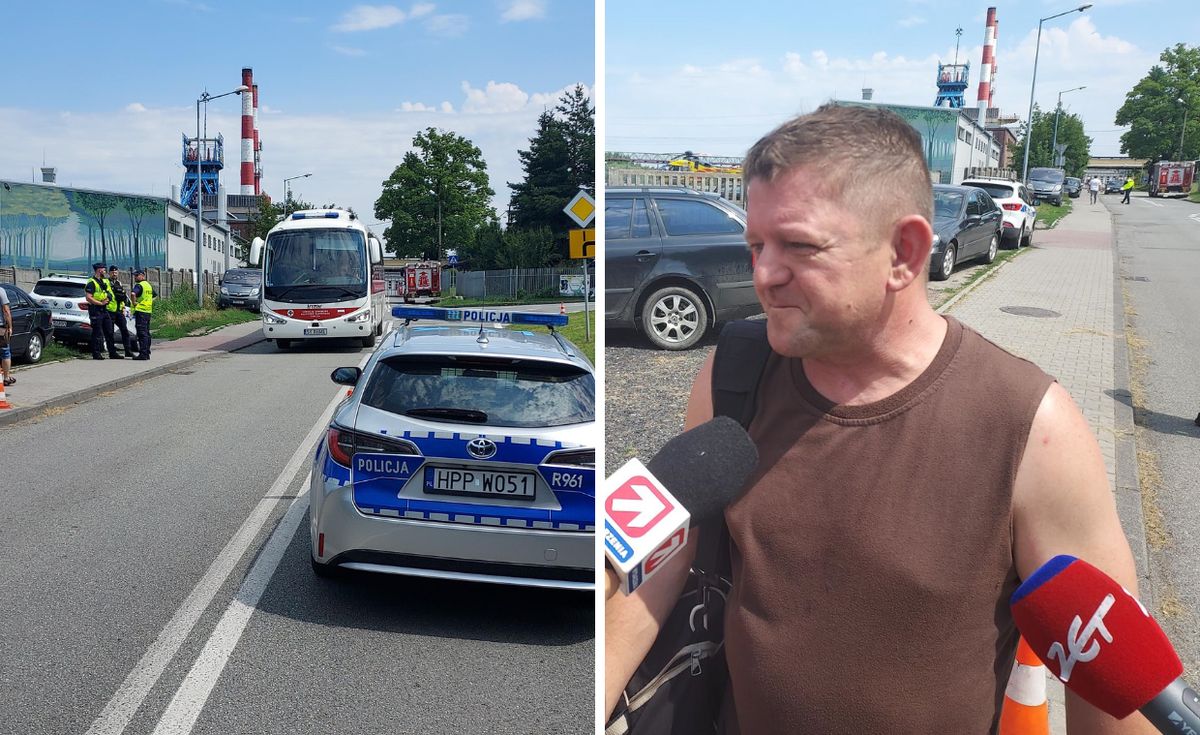 lokalne, górnictwo, węgiel, tragedia w kopalni Silny wstrząs w kopalni. Ogromny huk i podmuch. Kaski im pospadały