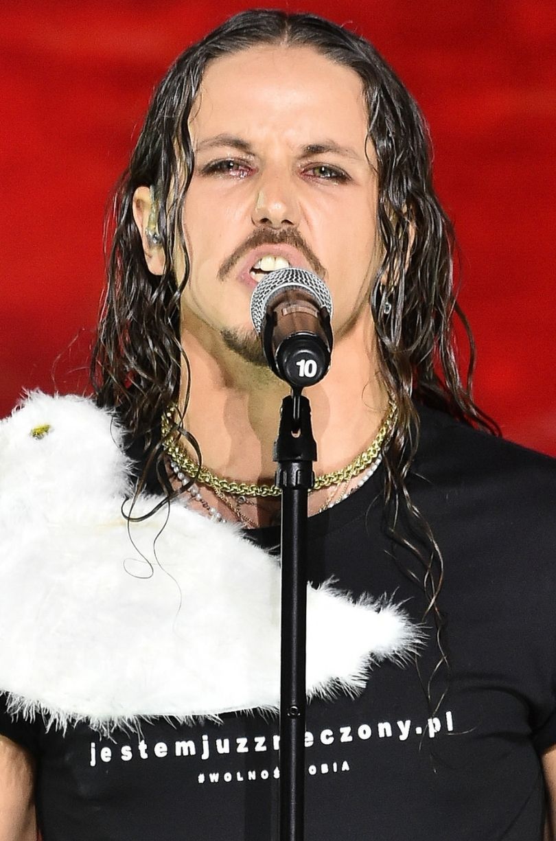 Michał Szpak na gali Media Wolności Słowa