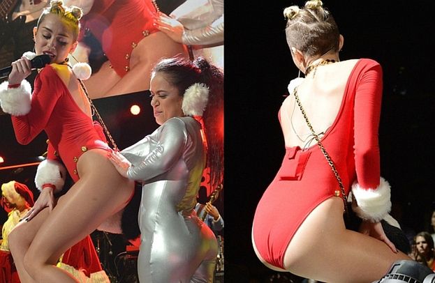 "Świąteczna" Miley... ZNÓW SIĘ WYPINA!