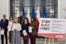 Konferencja Lewicy, fot. Łukasz Michnik/X