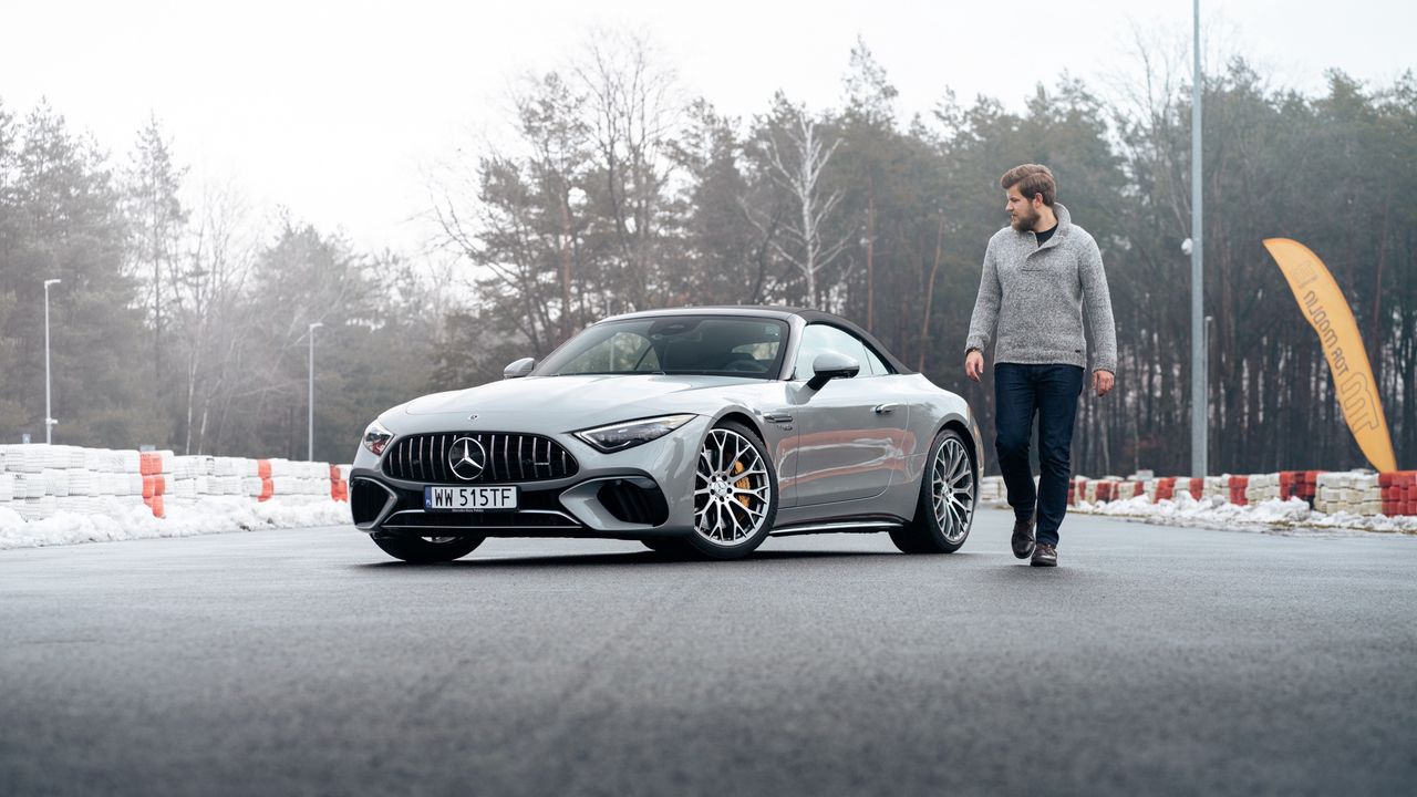 Test: Mercedes-AMG SL 63 4Matic+ na Torze Modlin i Przełęczy Salmopolskiej. Roadstera, jakiego znałeś, już nie ma