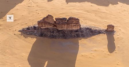 Przedziwna skała w kształcie ryby. Fotograf odnalazł ją w Arabii Saudyjskiej