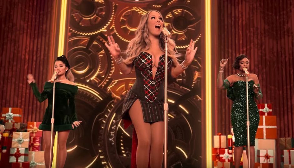 Mariah Carey, Ariana Grande i Jennifer Hudson (fot. YouTube)