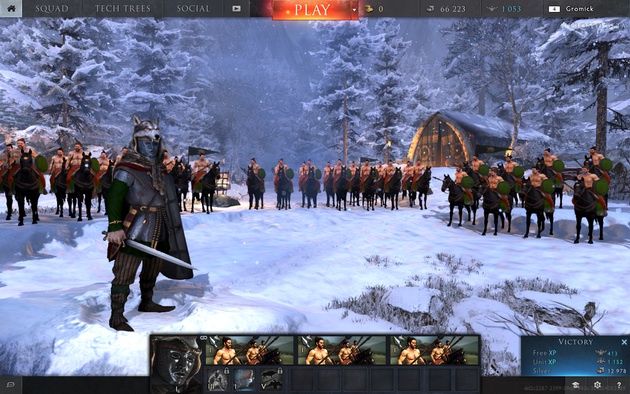 Total War: Arena - ekran tytułowy
