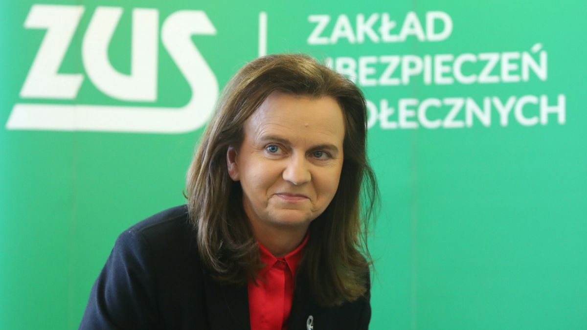 Prezes ZUS prof. Gertruda Uścińska. Według naszych informacji, pracownicy Zakładu mają dostać podwyżki od połowy lipca