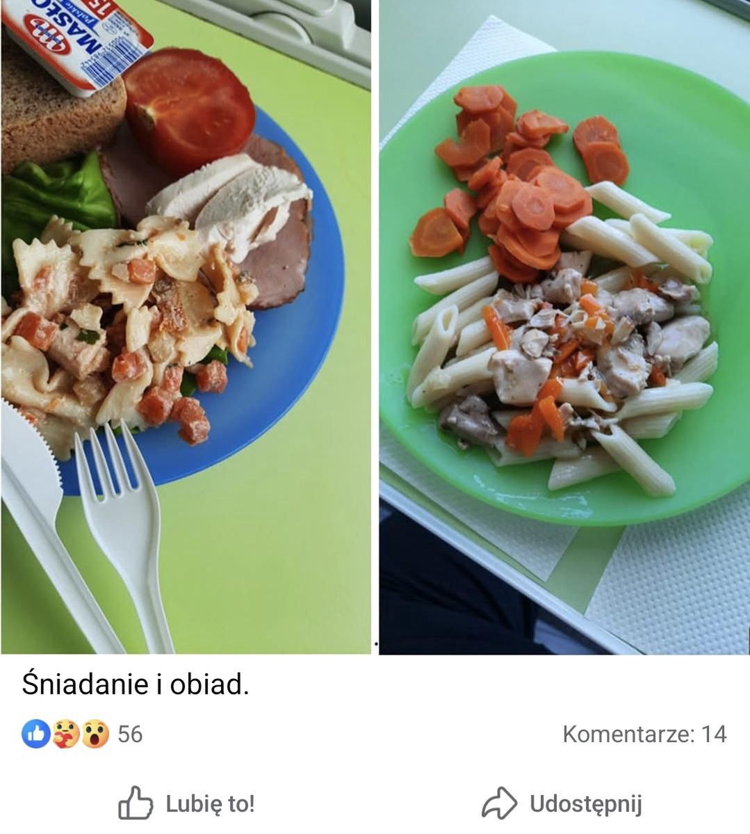 Tak wyglądały szpitalne posiłki