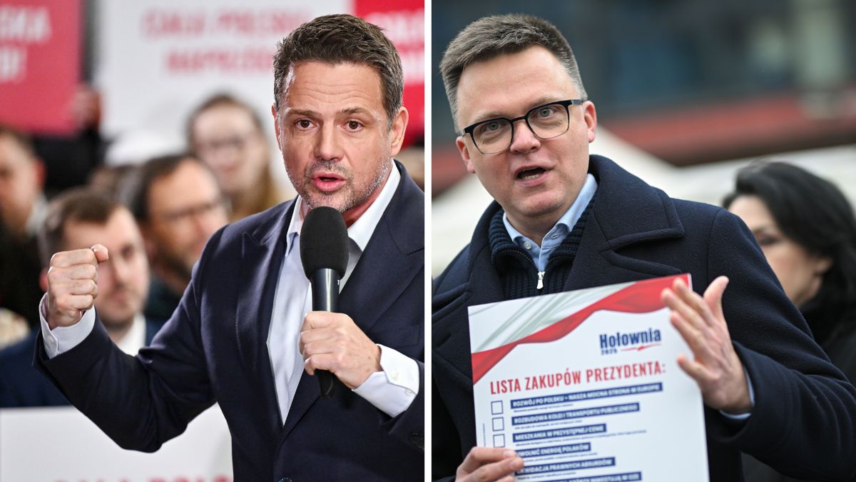 Rafał Trzaskowski i Szymon Hołownia