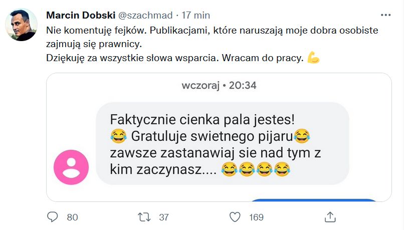 Wpis Marcina Dobskiego