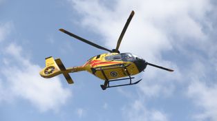 Wypadek w Jastarni. Śmigłowiec ratowniczy w akcji i cztery osoby hospitalizowane