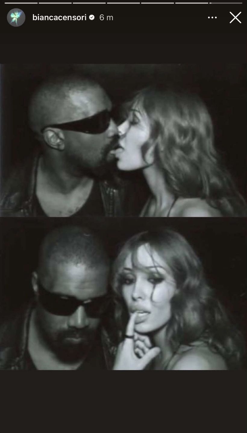 Bianca Censori i Kanye West emanują miłością 