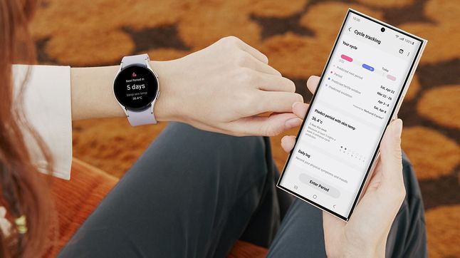 Galaxy Watch 5: nowa funkcja odblokowuje termometr