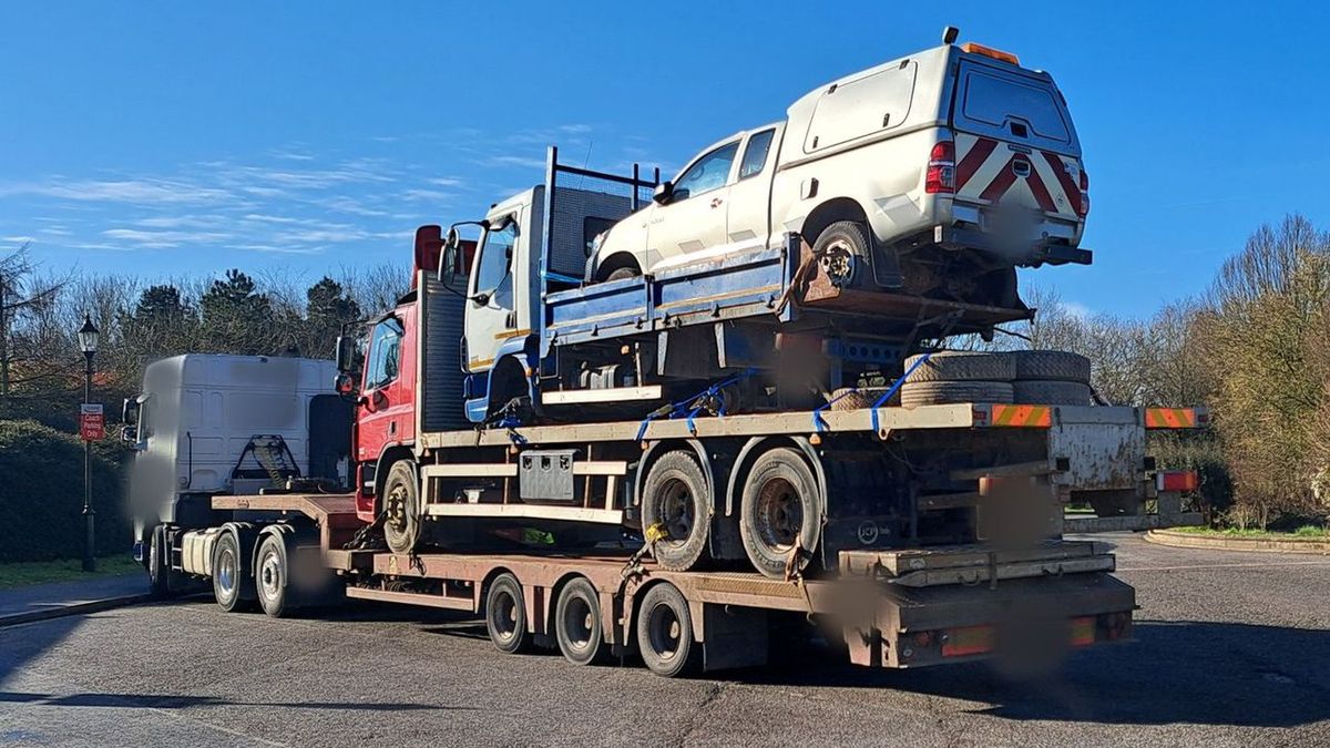 Nietypowy transport w Wielkiej Brytanii