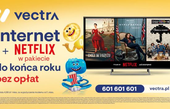 Vectra promuje internet z Netfliksem. Do końca roku bez opłat