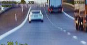 Parafianka: 35-latek w Tesli jechał 209 km/h. Mandat i 15 punktów