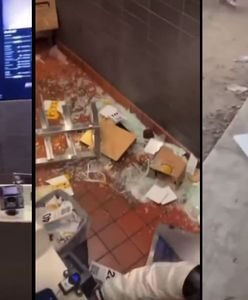 Szturm nastolatków na McDonald'sa. Niszczyli wszystko na swojej drodze