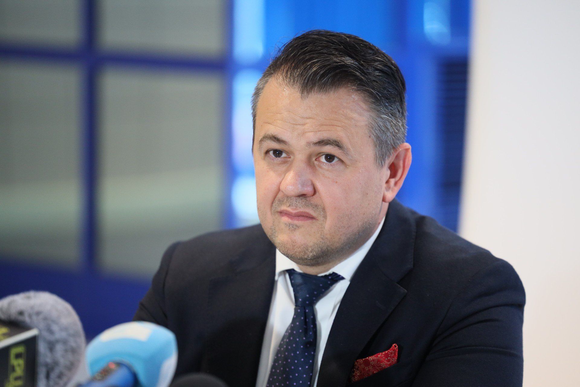 Konferencja prasowa z udziałem prezesa Grupy Azoty Puławy, Huberta Kamoli
