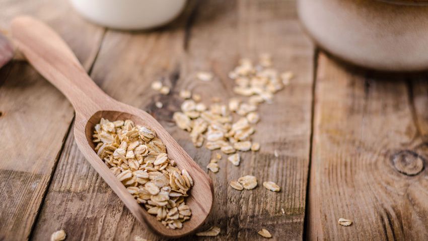 Płatki owsiane zawierają błonnik