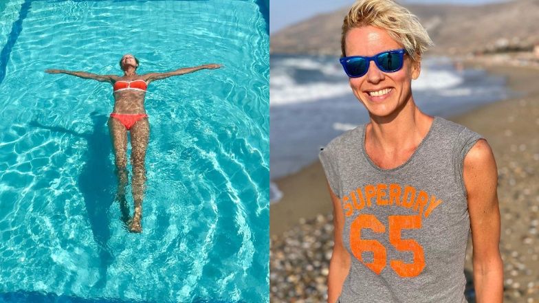 Anita Werner pluska się w basenie i podbija Kretę z ukochanym (ZDJĘCIA)