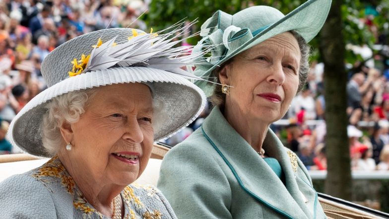 Księżniczka Anna żegna królową Elżbietę