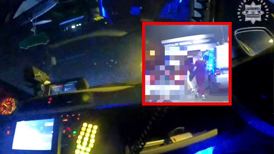 Policjanci natychmiast zdecydowali o eskorcie