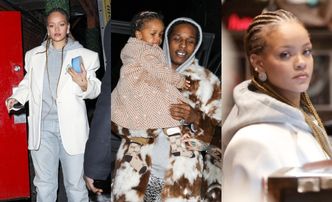 Rihanna i ASAP Rocky buszują po sklepach z synkiem w skarpetkach Gucci. Stylowa z nich rodzinka? (ZDJĘCIA)