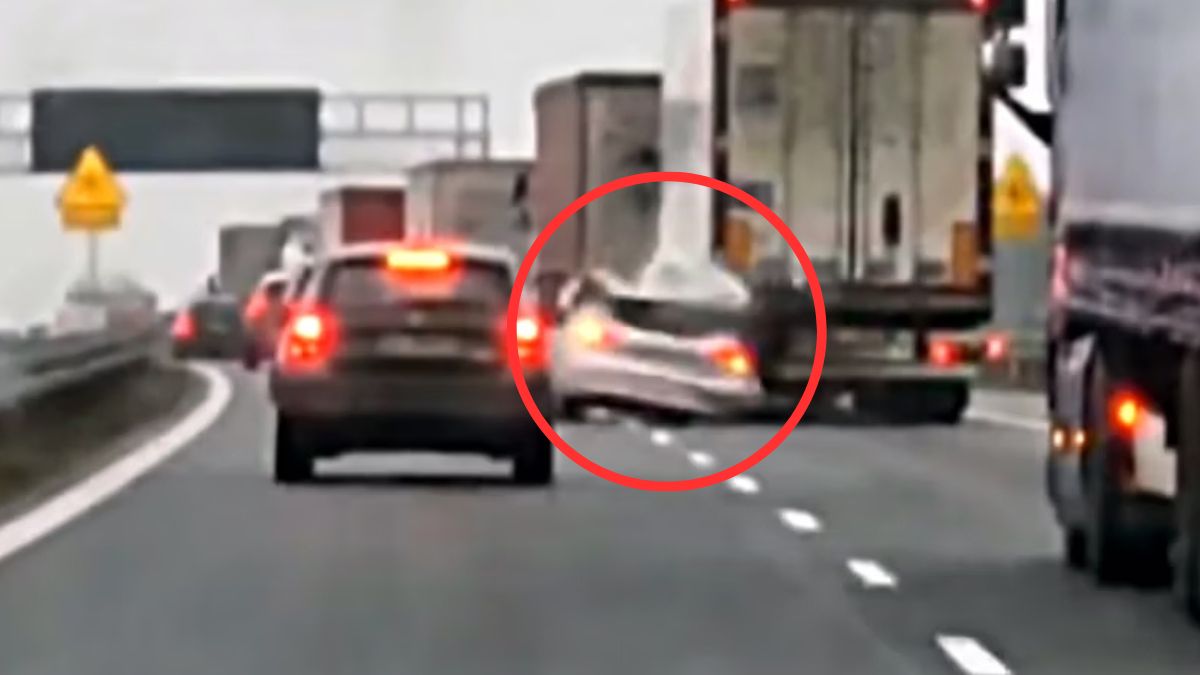 Wypadek na autostradzie A1