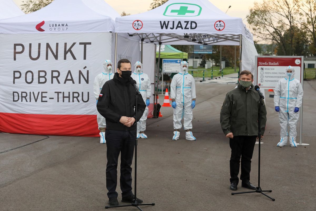 Koronawirus w Polsce. Premier Mateusz Morawiecki podziękował żołnierzom WOT