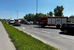 Karambol w Krakowie. Duże utrudnienia w ruchu