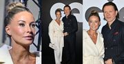 Małgorzata Rozenek CAŁA NA BIAŁO świeci wyprasowaną twarzą na imprezie "GQ". Radosław Majdan też przyszedł (ZDJĘCIA)