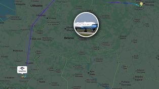 Z Moskwy prosto do Rzeszowa. Było widać go na radarach