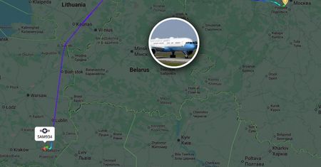 Z Moskwy prosto do Rzeszowa. Było widać go na radarach
