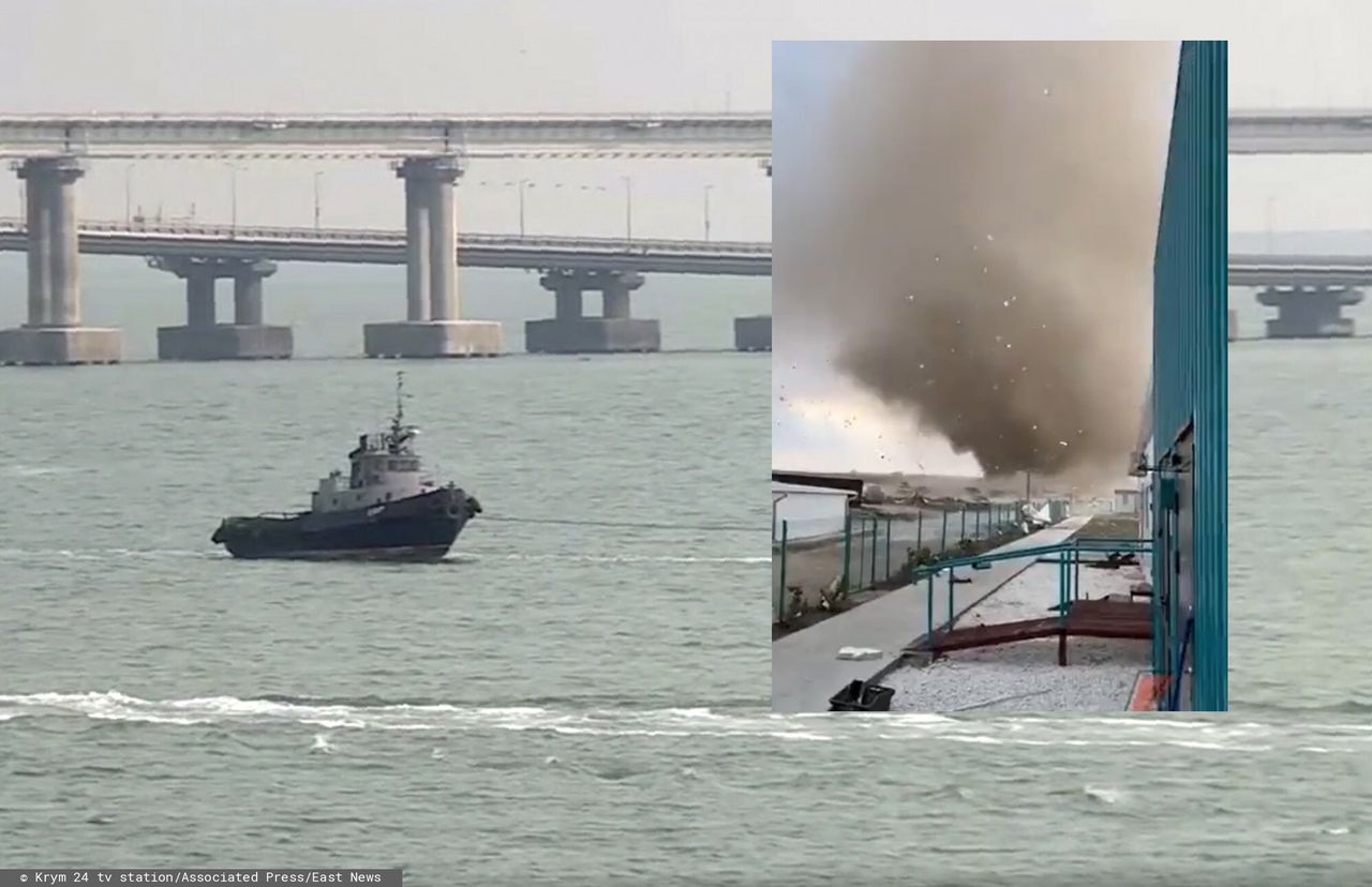 Groźne tornado przeszło przez Krym niedaleko uzdrowiskowej miejscowości Saki. Fot: East News/