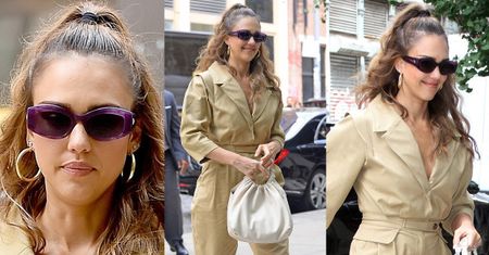 Jessica Alba "odświeża wizerunek" w kombinezonie roboczym