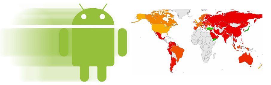 Jak prezentuje się piractwo Androida na całym świecie?