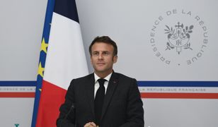 "Macron ujawnia karty". W tle pytanie o wojnę nuklearną