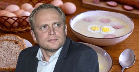 Piotr Adamczyk sprzedaje żur. Cena za jeden słoik jest kosmiczna
