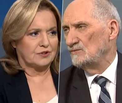 Macierewicz w szoku. Nie spodziewał się takiego pytania od Holeckiej